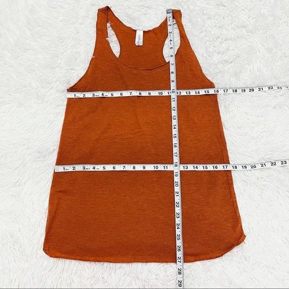 NWOT Over the Limit Orange Racerback Tank Top M - Picture 12 of 14